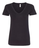 womens vneck tshirts Next Level Ideal - Image 4