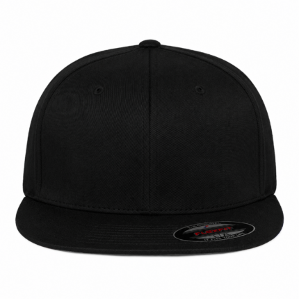 flexfit 6297f pro-baseball cap in black