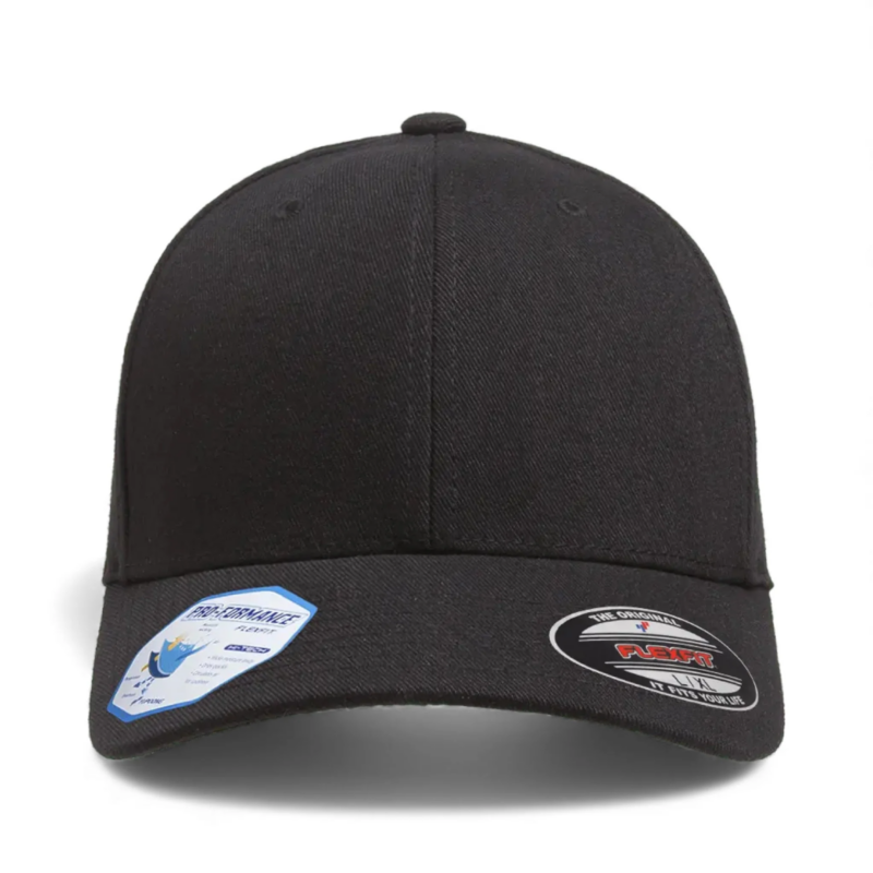 flexfit 6580 pro-formance cap in black