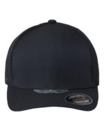 flexfit 5511up unipanel trucker cap in black