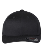 Black flexfit 6277y youth cap front view