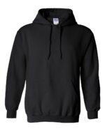 gildan 18500 hoodie in black