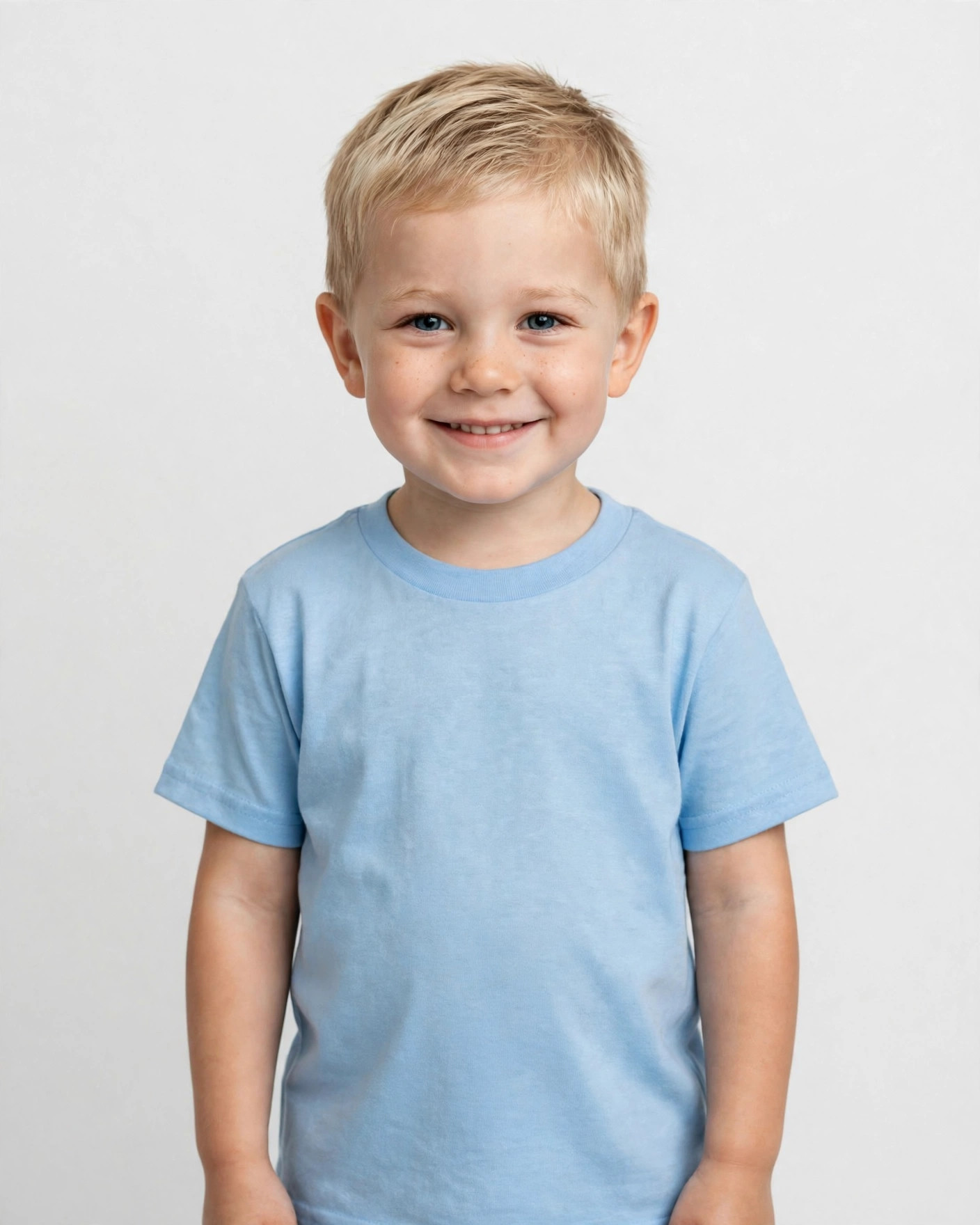 gildan-toddler-5100p_boy_light-blue Gildan Toddler Heavy Cotton T-Shirt 5100P - Image 1