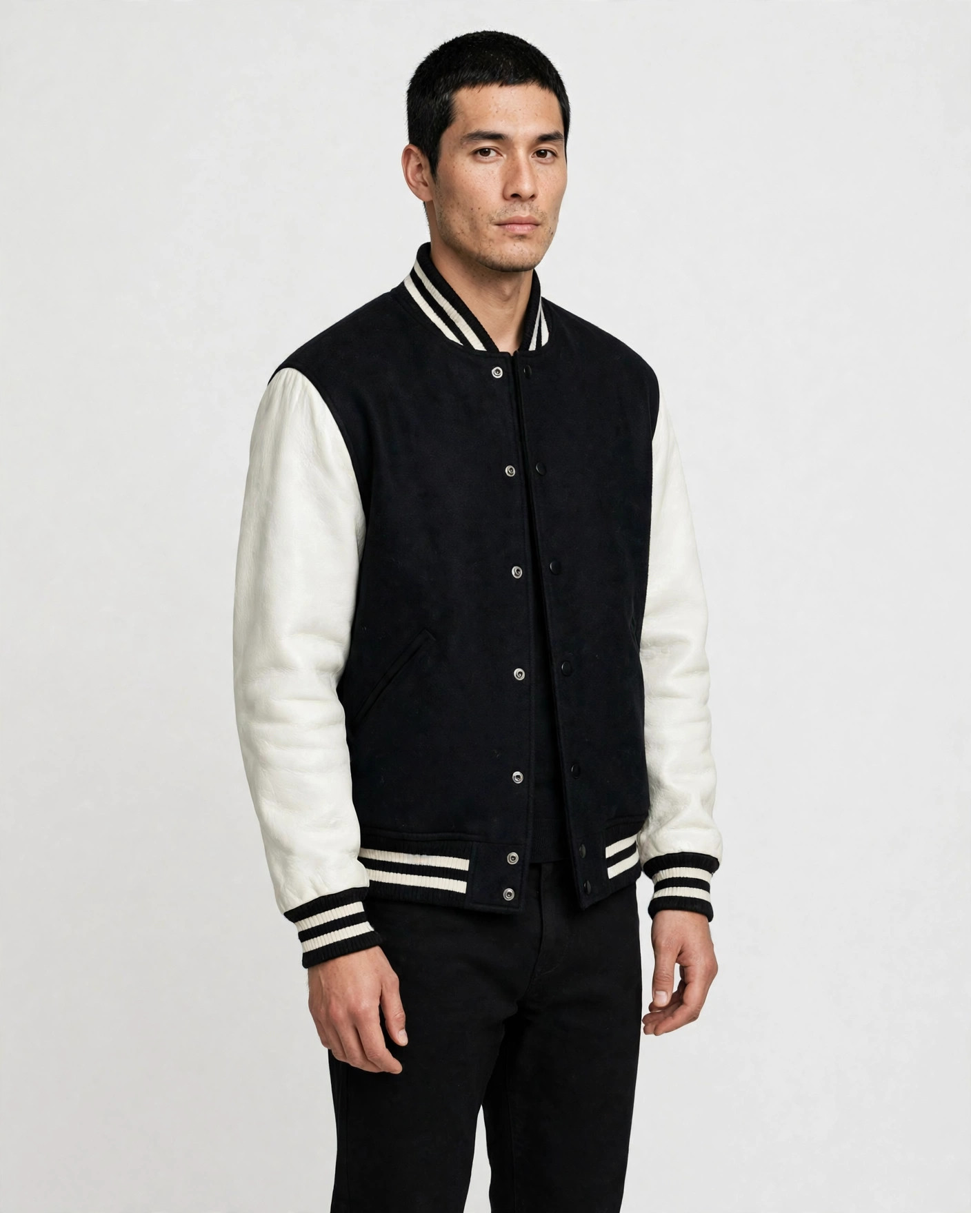 letterman-varsity_male_black-white Letterman Varsity Jacket - Image 1