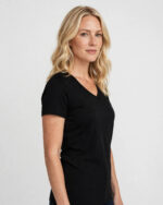 womens vneck tshirts Next Level Ideal - Image 15