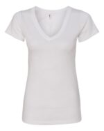 womens vneck tshirts Next Level Ideal - Image 3