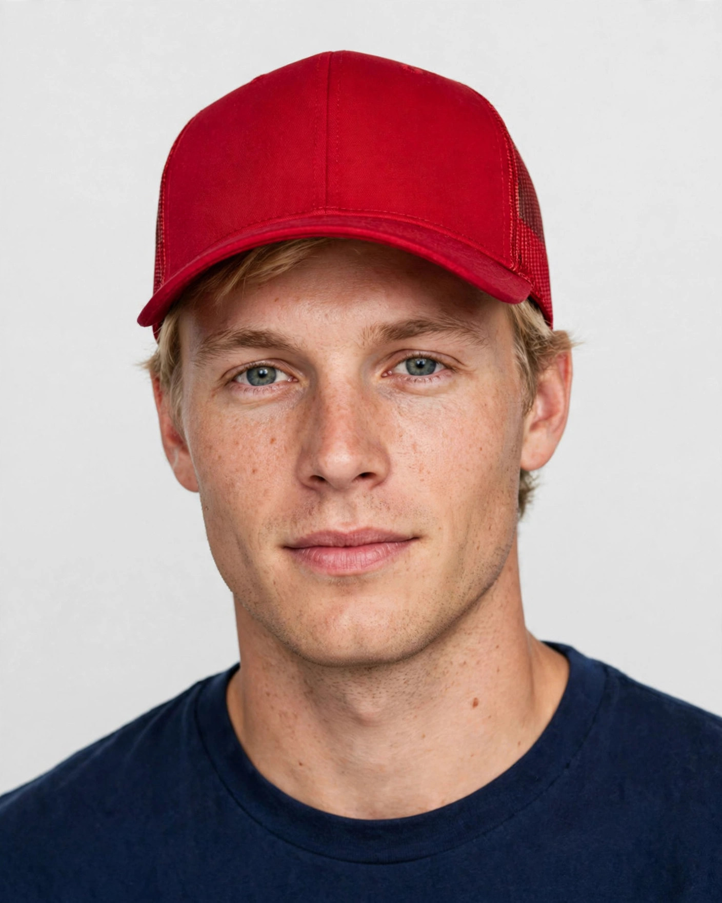 yp-classics-retro-trucker-6606_male_red YP CLASSICS Retro Trucker Cap 6606 - Image 1